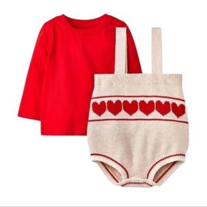 Heart Romper Set